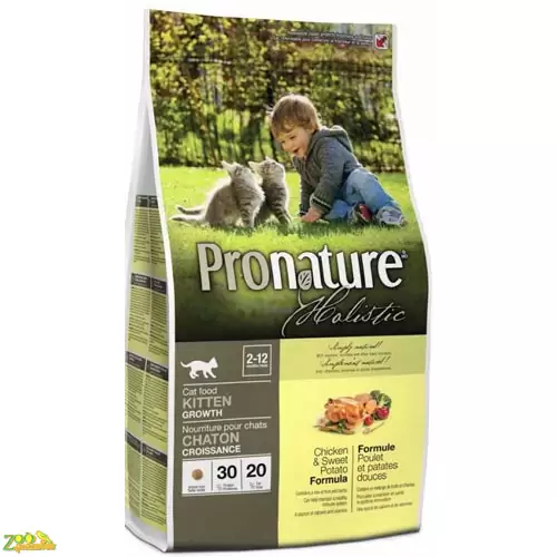 Cухой корм для котят Pronature Holistic КУРИЦА БАТАТ 2,72 кг