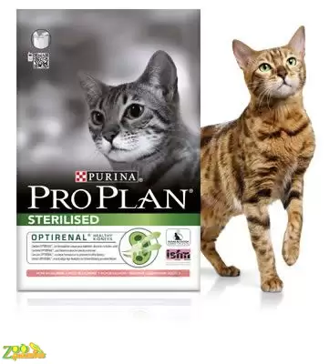 Pro Plan STERILISED SALMON 10 кг Сухой корм для кастрированных котов и стерилизованных кошек…