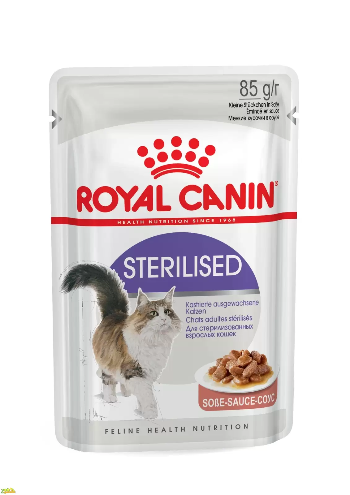 Консервы (влажный корм) для стерилизованных кошек 1-7лет Royal Canin FHN WET STERILISED 85г…