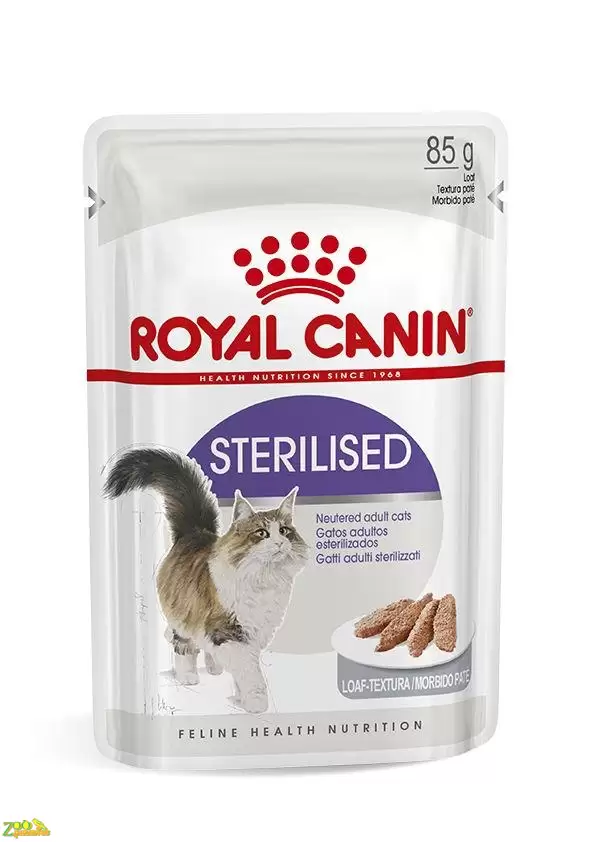 Royal Canin Sterilised паштет 85г*12шт- паучи для стерилізованих кішок старше 1 року(41470019)