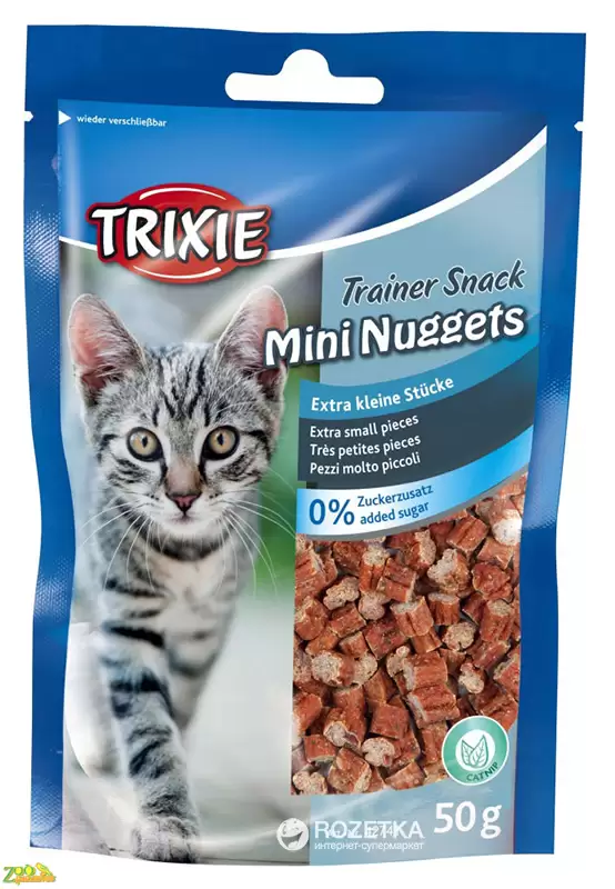 Лакомство для котов "Trainer Snack Mini Nuggets" 50 гр курица и рыба